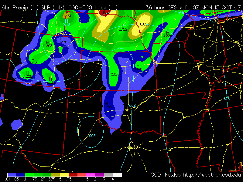 10.14.17 GFS Precipe 0z