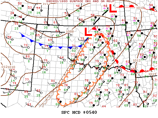 04/03/08 Mesoscale Discussion